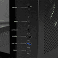 thumbnail image 4 of Gabinete DXT GAMING Titan PRO Mini Torre Cristal Curvo Panoramico 3 Fan ARGB USB-C Negro CDXT900BK, 4 of 6