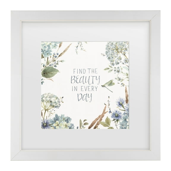 Lisa Audit 'Bohemian Blue 11' Matted Framed Art