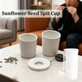 thumbnail image 4 of 2026 New Portable Sunflower Seed Spit Cup with Shell Storage, Snack Containers for Outdoor, Travel, Mess-Free Snack Solution for Car, Trip, Outdoor, Easy-Clean Safe Design, 4 of 7