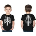 thumbnail image 3 of Halloween Candy Ribcage X-Ray Skeleton T-Shirt for Kids – Fun and Festive Candy-Filled Rib Cage Design, Easy Trick-or-Treat Costume, 3 of 6