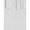 thumbnail image 3 of Camiseta estampada de San Valentín, top informal de cuello redondo para mujer con el lema "El vino es mi Valentín", de punto, largo regular, ideal para todas las estaciones., 3 of 7