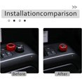 thumbnail image 3 of TINKI 3 Pcs Car Rear View Mirror Adjustment and Volume Knob Cover Trim for Toyota Tacoma  2016 2017 2018 2019, 3 of 14