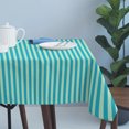 thumbnail image 4 of Modern Striped Table Cloth Waterproof Tablecloths, Geometric Abstract Minimalist Tablecloth Dining Table Cover for Kitchen Party Tabletop Outdoor, Rectangle Tablecloth 54x108 Inch, 4 of 9