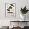 thumbnail image 4 of IDEA4WALL Framed Canvas Print Golden Sun and Moon with Hands Inspirational Illustrations Wall Art Abstract Artwork Contemporary Relax/Calm for Living Room, Bedroom, Office - 16"x24" WHITE, 4 of 5