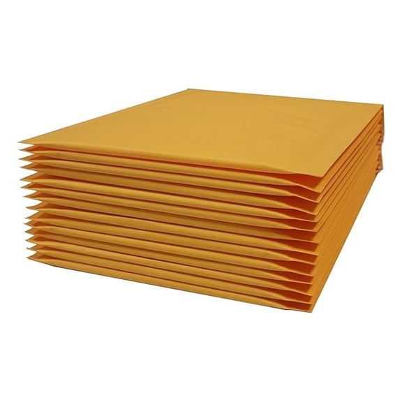 6x10 Bubble Mailers 500 Pack - Padded Envelopes for Shipping, Self Seal, Water Resistant, 6.5x9 Inch Mailing Bags, Kraft Bubble Mailers