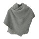 thumbnail image 5 of Chal de punto liso informal para mujer - Bufanda cálida, tejido de poliéster - Talla única para primavera/otoño/invierno, 5 of 5