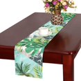 thumbnail image 2 of MKHERT Color Tropical Leaves Table Runner for Kitchen Wedding Party Home Decor 14x72 inch, 2 of 4