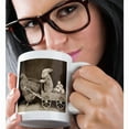 thumbnail image 2 of 3drose, Victorian Photo Rooster Pulling Bunny, 11oz Mug, 2 of 6