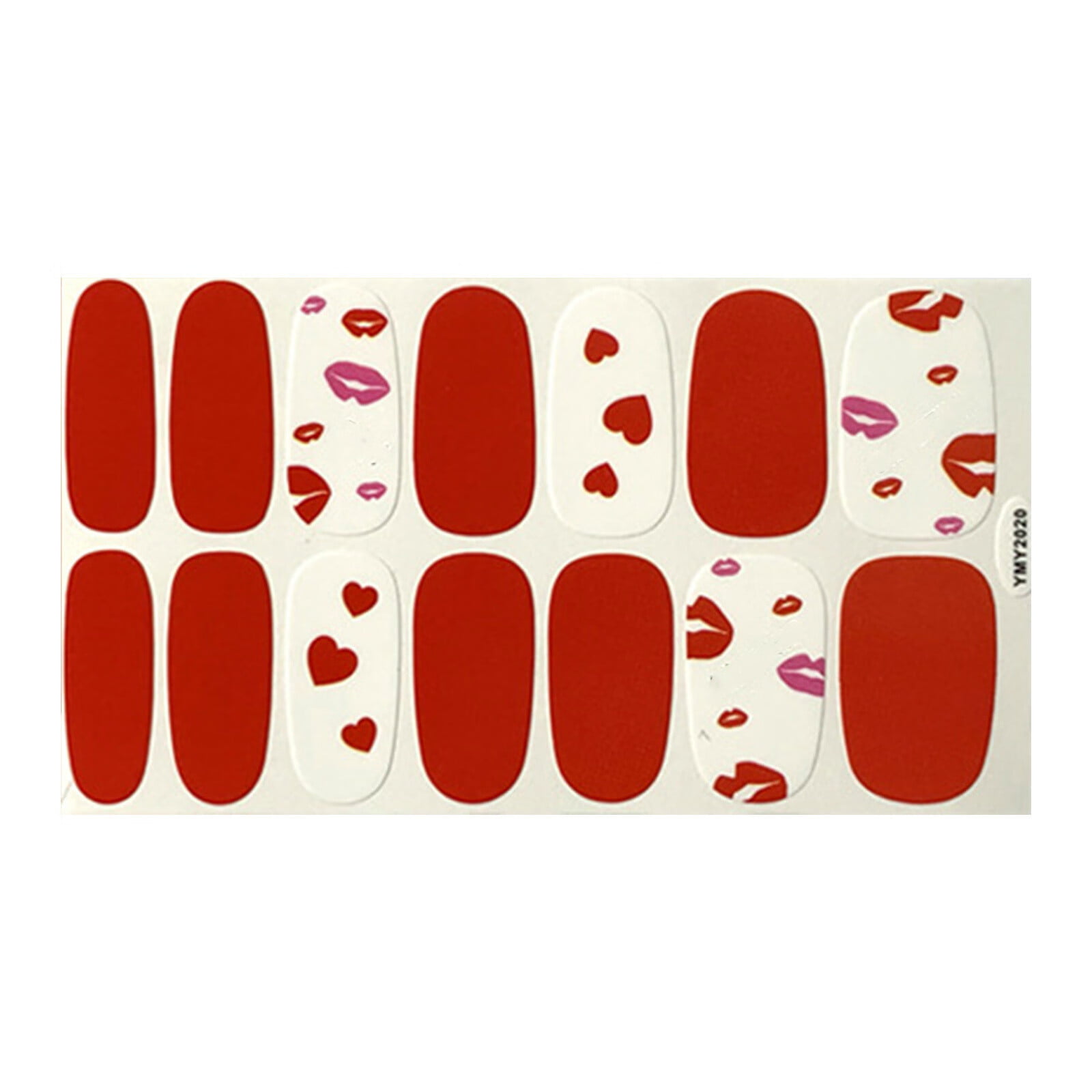 Nail Stickers Style Full Set Of Polish Stickers Self Gray Nail Stickers ...