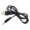 thumbnail image 2 of 1m 2A USB a DC 3.5x1.35mm Reemplace el cable de alimentación del cargador para la linterna de la lámpara de mesa, 2 of 4