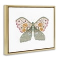 thumbnail image 3 of Stupell Industries Bohemian Moth with Floral Wings Gold Floating Frame Canvas Art, 31 x 25, by Leah Straatsma, 3 of 8
