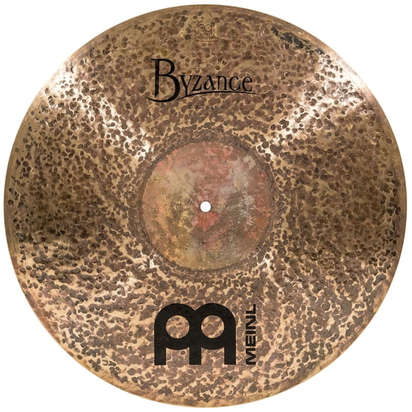 Meinl Cymbals Byzance 20" Dark Raw Bell Ride — Made in Turkey — Hand Hammered B20 Bronze, 2-Year Warranty, B20RBR