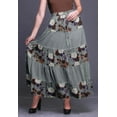 thumbnail image 2 of Bimba Printed SkirtsÂ&nbsp;ForÂ&nbsp;Women Long Length 5 Tier Cotton Skirt Boho Clothing, 2 of 5
