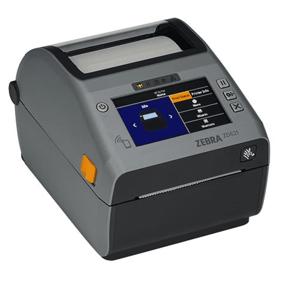 Restored Zebra ZD621 Direct Thermal Label Printer, 300 DPI, 4" Desktop Barcode Printer, USB/Ethernet, Bluetooth & Wireless, ZD6A143-D01L01EZ (Refurbished)