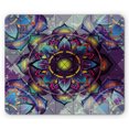 thumbnail image 1 of Lotus Mouse Pad, Psychedelic Surreal Geometry Mandala Background with Futuristic Effects Print, Rectangle Non-Slip Rubber Mousepad, Multicolor, by Ambesonne, 1 of 2
