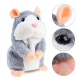 thumbnail image 5 of Talking Hamster Plush Toy Repeat What You Say Funny Kids Stuffed Toys Talking Record Plush Interactive Toys for, Birthday Gift Kids Early Learning, 5 of 9