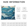 thumbnail image 5 of SHANXI Throw Pillow Covers Nature Sea Blue Design Square Pillowcase for Home Decor Sofa Car Bedroom Pillow case 18x18in, 5 of 5