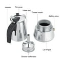 thumbnail image 3 of Rdeghly Stainless Steel Coffee Pot Moka Espresso Maker Mocha Pot, Coffee Maker,Coffee Pot, 3 of 8