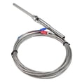 thumbnail image 2 of PT100 Thermocouple Probe M8 Thread Platinum Resistance 50mm Temperature Sensor 0-400°C Wire (3m), 2 of 4