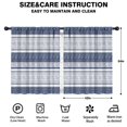 thumbnail image 2 of Blackout Kids Curtains,Blue and White Geometric Striped Pattern Childrens Insulated Curtains Set Of 2,Bedroom Essentials,Toddler Room Decor 42x54in(106x137cm), 2 of 5