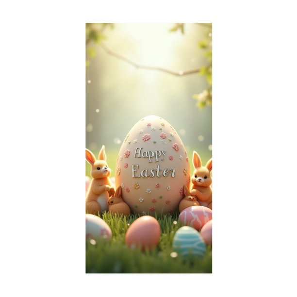 Impresionantes cortinas para puertas con estampado animal de Pascua, las favoritas de los niños. Ilumina el espacio de tu hogar con ternura y creatividad.