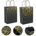 thumbnail image 4 of WHAMVOX  8 Pcs Gift Bags for Shop Birthday Party Favor Loot Large Black, 4 of 8