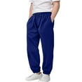 thumbnail image 6 of EnJoCho Girls Jogger Sweatpants Drawst𝗋ing Sweat Pants Teens Activewear Kids Joggers with Pockets Comfort Casual Loung𝖾 Bottoms, 6 of 6