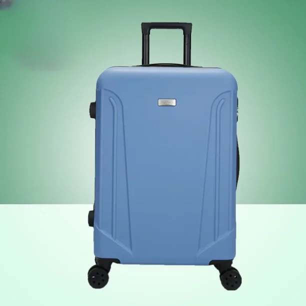Equipaje rodante de cabina ABS + maleta de viaje de PC con ruedas cerradura de combinación equipaje ligero cremallera equipaje de mano de moda