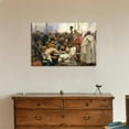 thumbnail image 2 of wall26 - Reply of The Zaporozhian Cossacks to Sultan Mehmed IV by Ilya Repin - Canvas Art - 24" x 36", 2 of 4