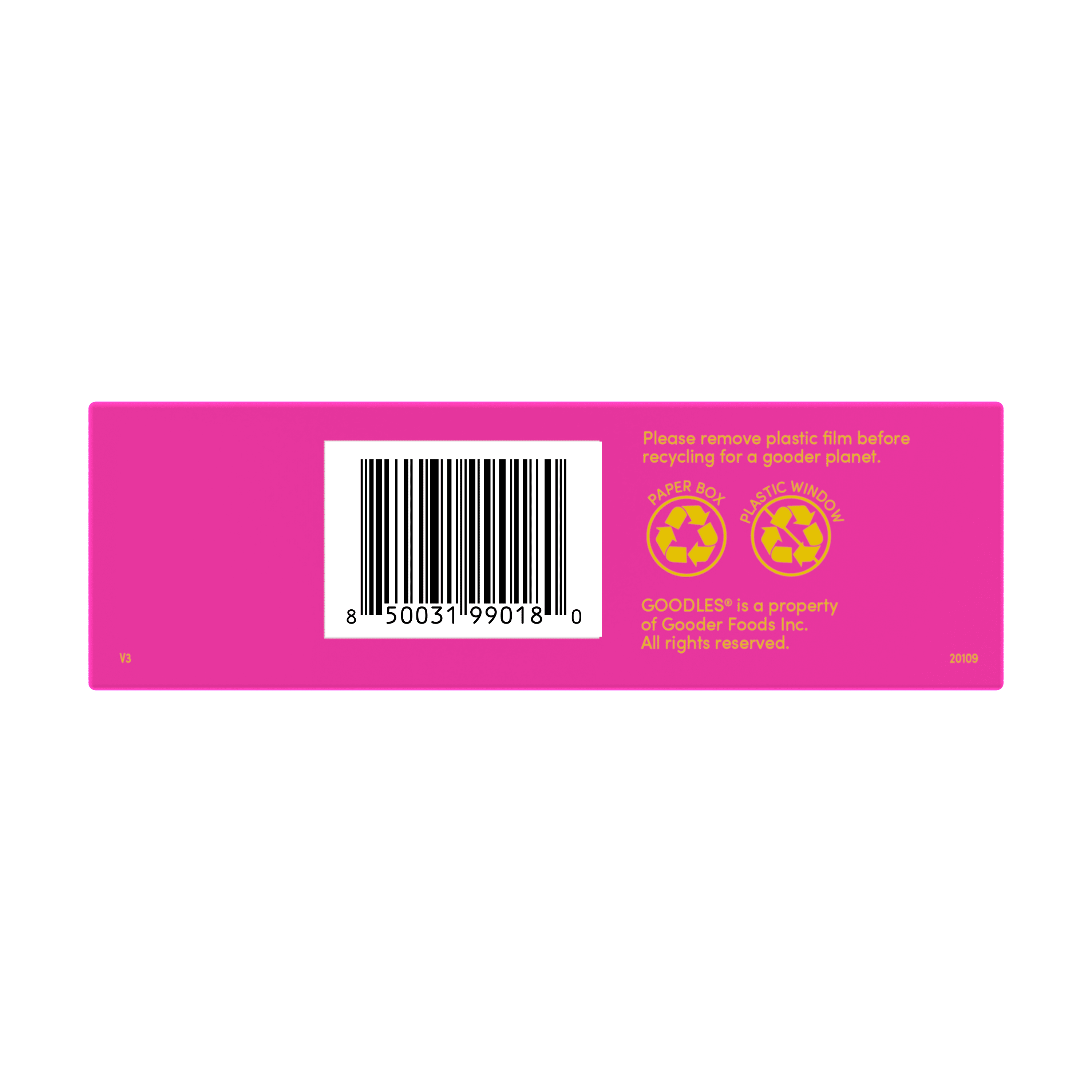 (3 pack) Goodles Protein-Packed Dry Pasta Lucky Penne 8 oz