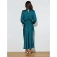 thumbnail image 3 of Vestido elegante de satén para mujer, vestido de cóctel, vestidos de fiesta, vestidos largos., 3 of 7