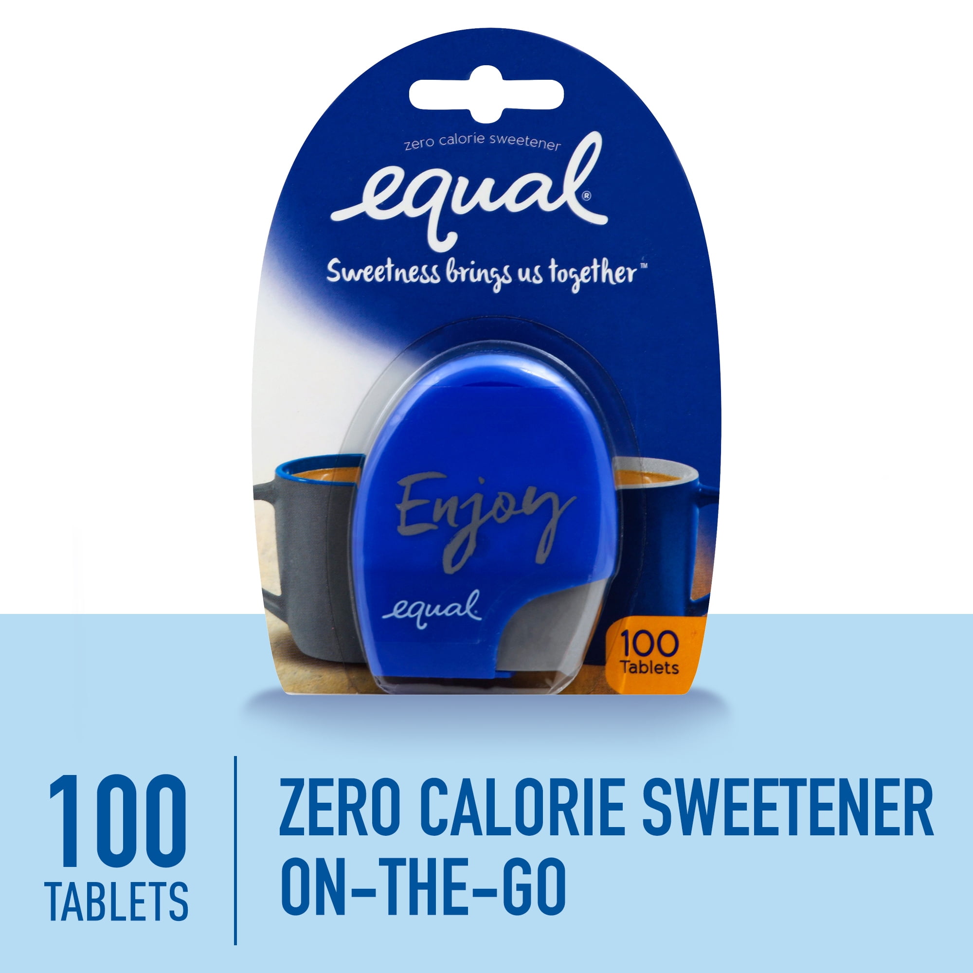 Equal Zero Calorie Sweetener Tablets, Sugar Substitute To Go, 100 Ct