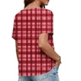thumbnail image 2 of TaTaai Women's Base Layer Printed Tee Short Sleeve Crew Neck Fitted Spring Summer Casual Top Daily Work Office Weekend Party Gift, 2 of 7