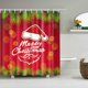 thumbnail image 1 of Cortina de Ducha ABPHQTO Feliz Navidad Pine Angel Eve Año Nuevo 150x180 cm, 1 of 4