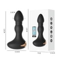 thumbnail image 3 of 10 Vibration Modes Prostate Massager Anal Vibrator ,Waterproof Usb Recharge Soft Silicone Butt Plug Vibrator For Men Couple - Manual, 3 of 7