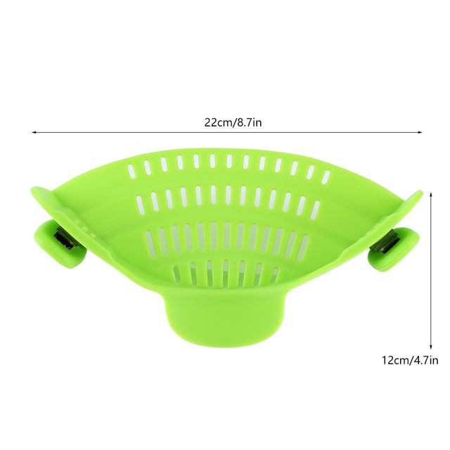 Filtro de alimentos Filtro de alimentos de silicona Escurridor de alimentos Filtro de alimentos de cocina Suministros de cocina para carne Lado de olla de cocina para ANGGREK Otros