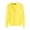 Yellow, variant on ZSQDM Women's Lightweight V Neck Cardigan Sweater (Available In Plus Size) Grace Karin Cardigans for Women Women's Oversized Sweater Casual Loose Jumper Tops Cropped Sweaters for Women（L）