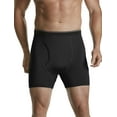 thumbnail image 2 of Harbor Bay by DXL Big and Tall Men's Performance Boxer Briefs, Black, 4XL, 2 of 7