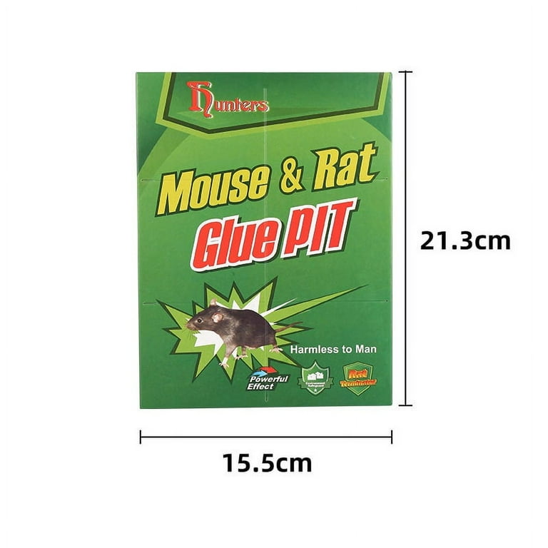 Mouse Glue Traps with Enhanced Stickiness, Rat Mouse Traps, Snake Mouse  Traps Sticky Pad Board for House Indoor Outdoor 