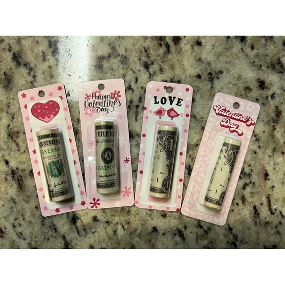 Valentine's Day Mini Money Card Holders (Set of 4)