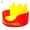A, variant on DOPI Pet Nest Hamburger Fries Shape Keep Warmth Moisture-proof Cute Pet Dogs Cats Bed House for All Seasons