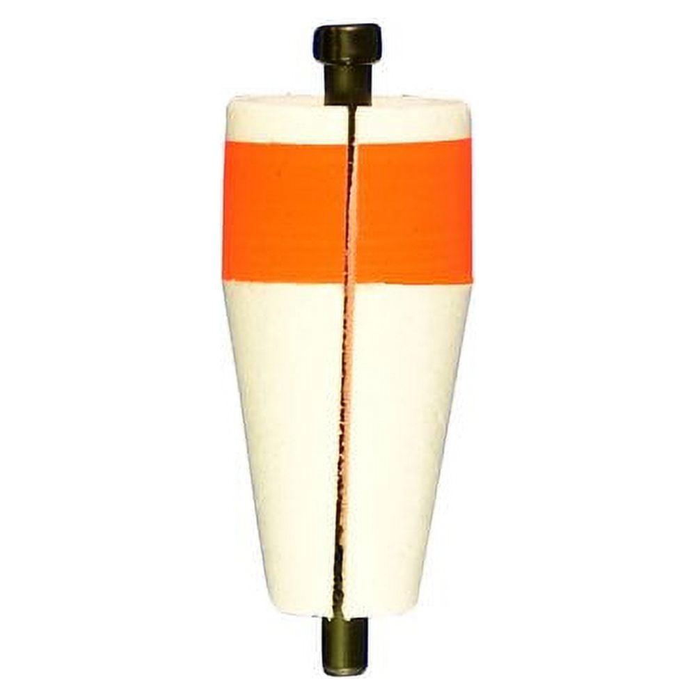 (7 pack) Comal Unweighted Slotted Popping Fishing Float, Red/White, 3-inch