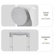 thumbnail image 5 of Carro Plegable para Acampar Ajustable 4 Ruedas Exteriores Picnic (gris), 5 of 9
