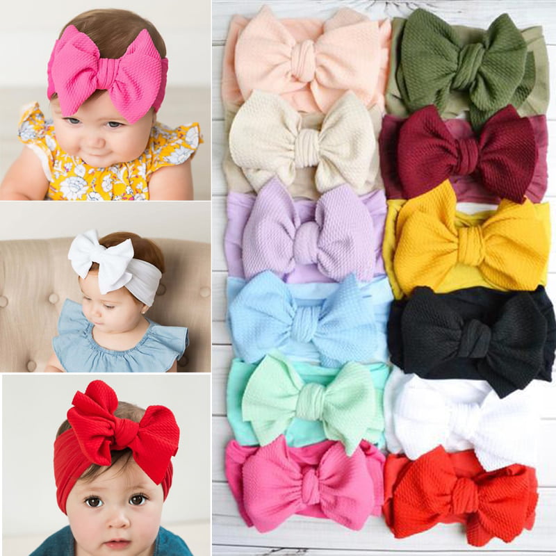 Baby Girls Bunny Kids Turban Noeud Lapin Bandeau Cheveux Nœud Bandes Head Wrap DSB1 