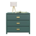 thumbnail image 6 of Max & Finn Haven 3-Drawer Kids' Dresser, Hunter Green, 6 of 15