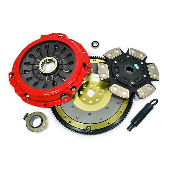 KUPP STAGE 3 CLUTCH KIT+ALUMINUM FLYWHEEL FITS 1987-92 TOYOTA SUPRA TURBO 3.0L 7MGTE
