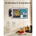 thumbnail image 2 of Soporte de pared para Echo Show 15/21 Nuyoah con giro e inclinación, 2 of 9