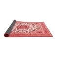 thumbnail image 2 of Ahgly Company Indoor Round Medallion Red Traditional Area Rugs, 4' Round, 2 of 4