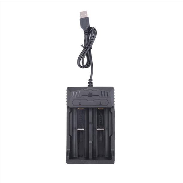 Batería Recargable 18650 de Parte Superior de 20 A con Cargador de Batería 18650, para Baterías Recargables de 3,7 V
