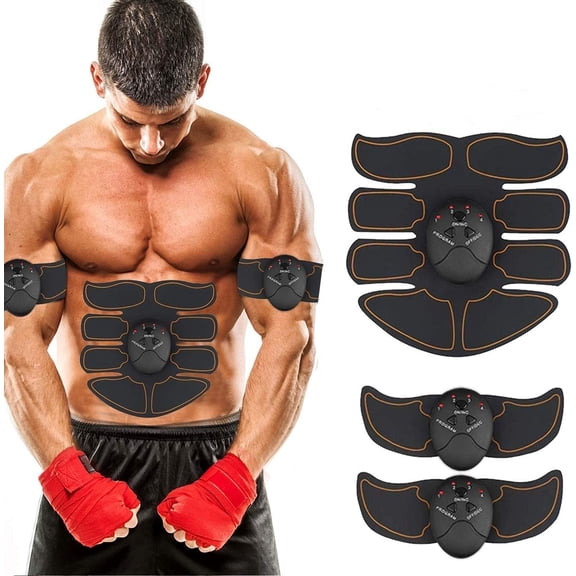 Kepeak ABS Stimulator Workout Equipment for Unisex 6 Modes, Intensity Portable Fitness Equipment